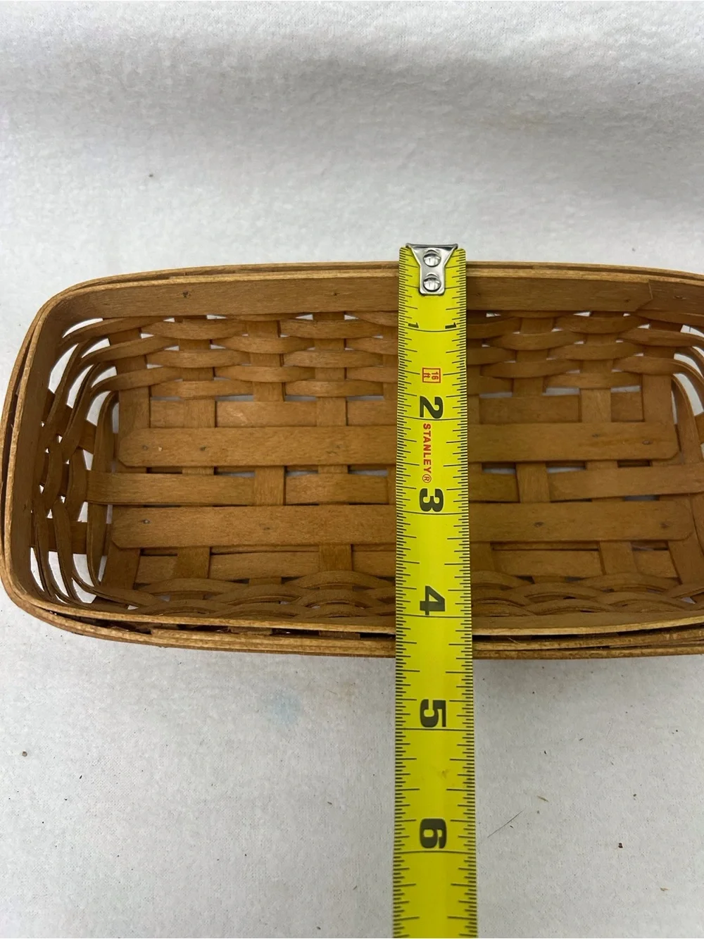 Longaberger 2003 Miniature Bread / Cracker Basket